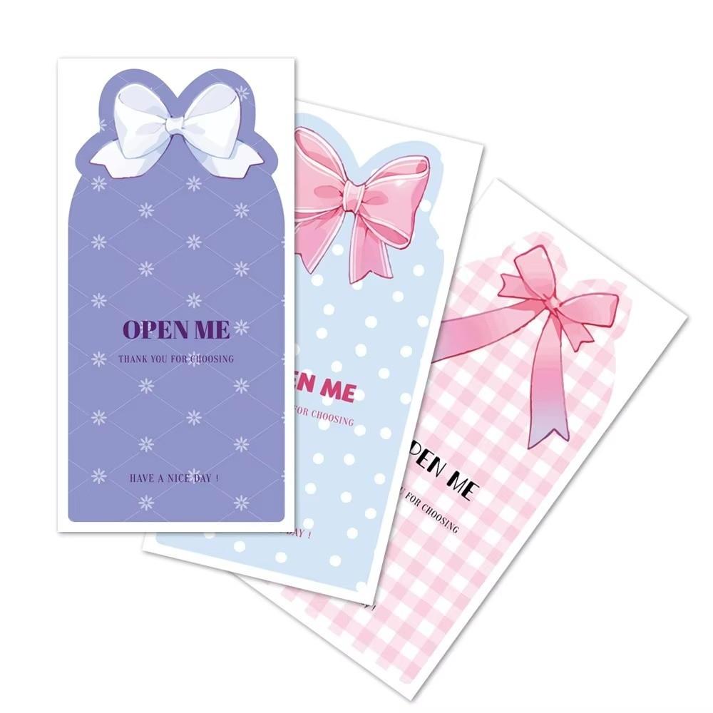50 Pcs Bow Shape Sealing Stickers Pink Personalized Stickers Thank You Stickers For Small Business