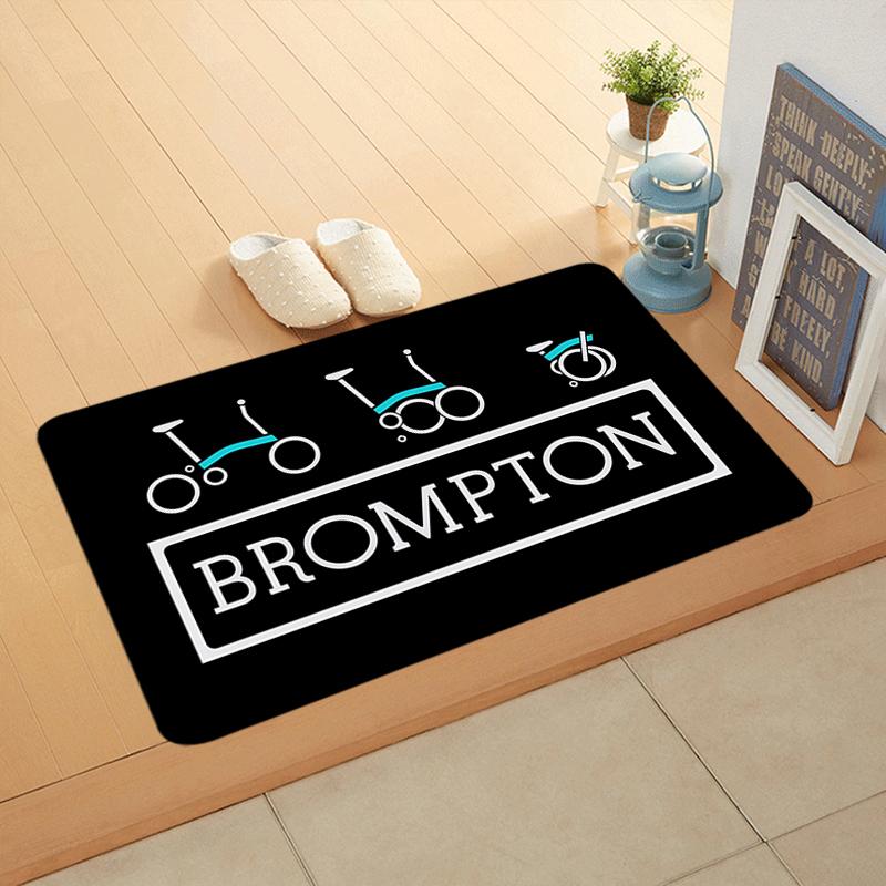 Foot Rug Welcome Floor Mat for Entryway Bicycle Bromptons Bath Hallway Carpet Kitchen Water Absorbed Rugs Fluffy Home Decor