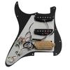 Musiclily Basic 11 Hole Strat Pick Guard с набором звукоснимателей SSH Alnico 5 для гитары Fender ST Stratocaster Electric Black 3P Pre-Wired,