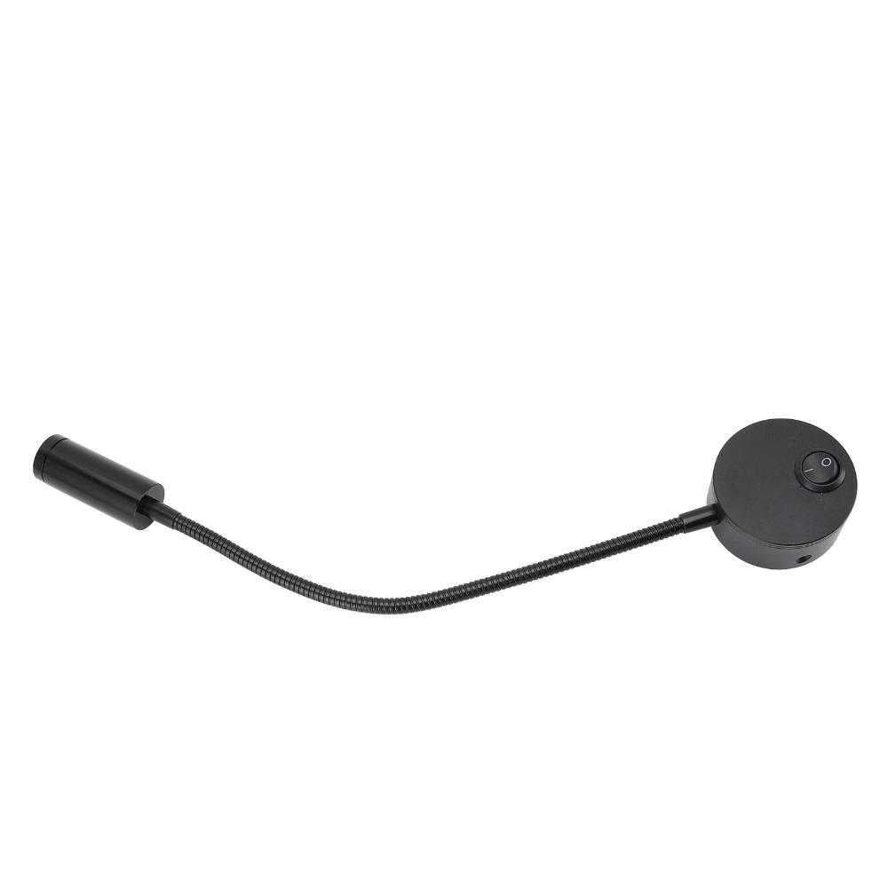 Gooseneck Reading Light Wall Mounted Wall Lamp Easy Installation LED Wall Light Reading