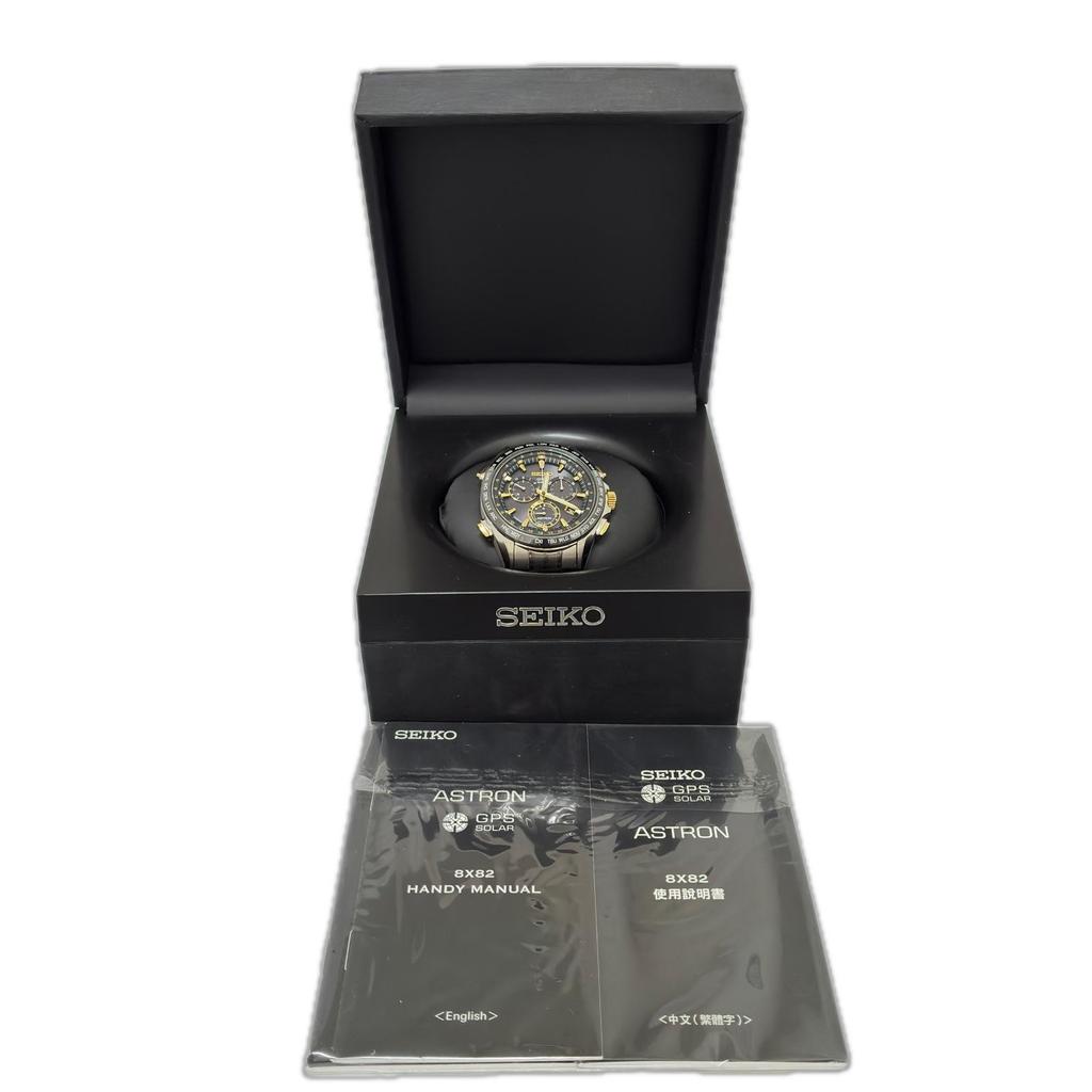 Б/у Часы SEIKO GPS-часы на солнечных батареях Astron (АСТРОН) Серия 8X 8X82-0AB0 Серебристый