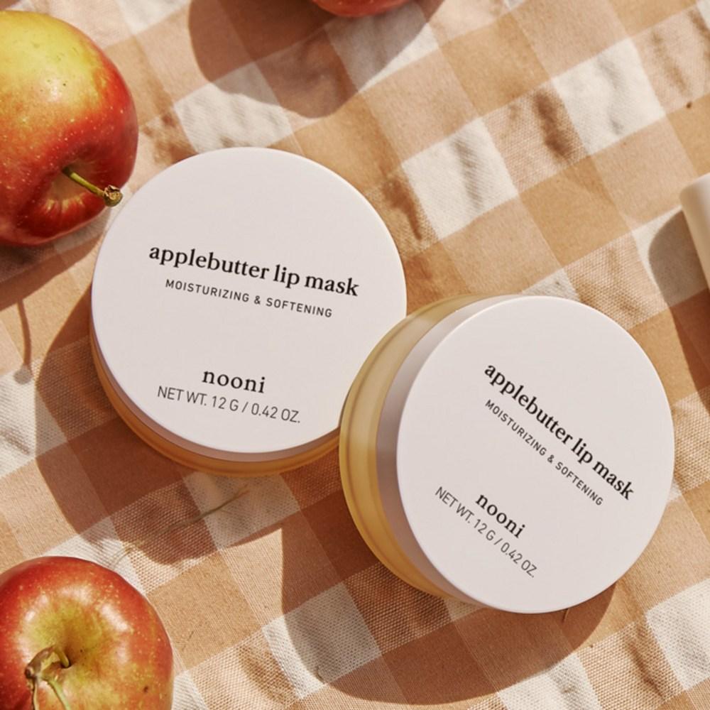 nooni Яблочное масло маска для губ 12г, 1 упаковка, 1 штука