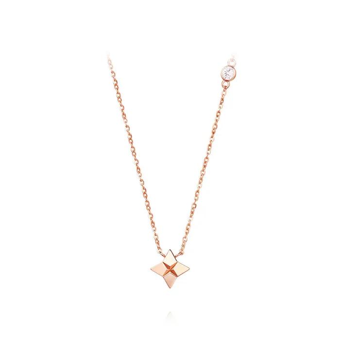 [STONEHENGE] Starglow 14k Rose Gold Necklace SA25D04U