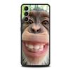 Чехол для телефона с обезьяной для Samsung Galaxy S25 Edge S24 S23 S22 Ultra S20 S21 FE 5G S10 S9 Plus S10E Мягкий чехол