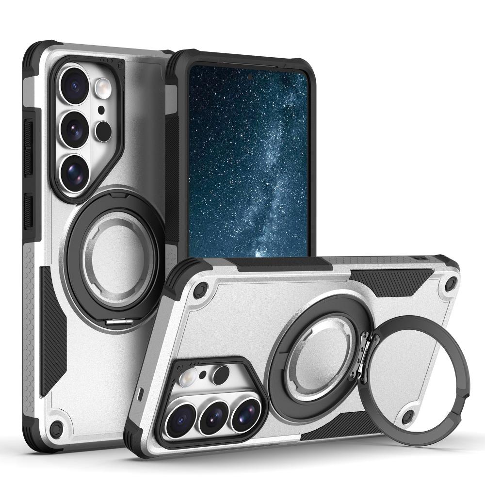 Fold Stand Holder Magnetic Shockproof Armor Phone Case For Samsung Galaxy S26 Ultra S26Plus S26+ S26 for Magsafe Bracket Cover