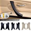 Car Interior Leather Door Panel Handle Handle Cover Right and Left Inner Pull Trim Cover For BMW 3 Series E90 E91 E93 2005-2012