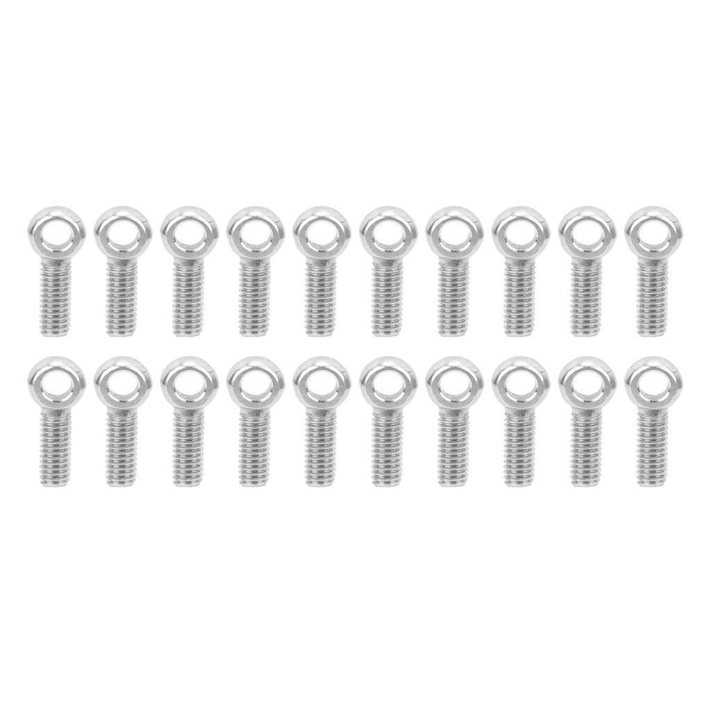 20Pcs Lifting Eye Bolt 304 Stainless Steel AntiCorrosion Heavy Duty Machinery Shoulder M6