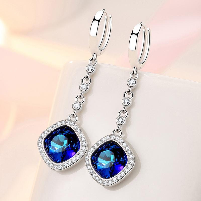 Lindon Zircon Copper Alloy Earrings Drop Earrings For Women Wedding Party Gifts