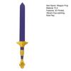 26 Inch Anime Purple Cosplay Weapon 3D Printed Fantasy Accessory for Halloween Costume Collectible Gifts for Fans