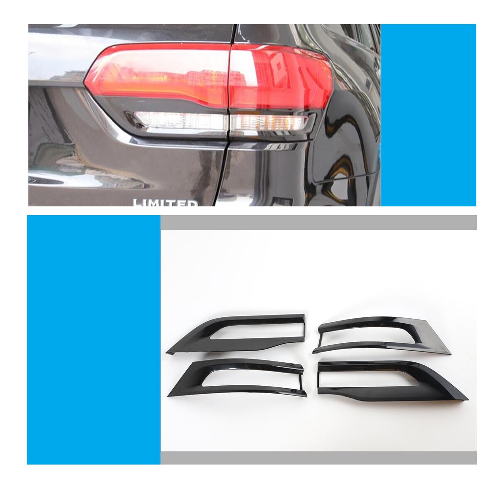 Декоративная крышка для заднего фонаря Наклейки на задние фонари подходят для Jeep Grand Cherokee 2014-2020 ABS Автомобильные аксессуары