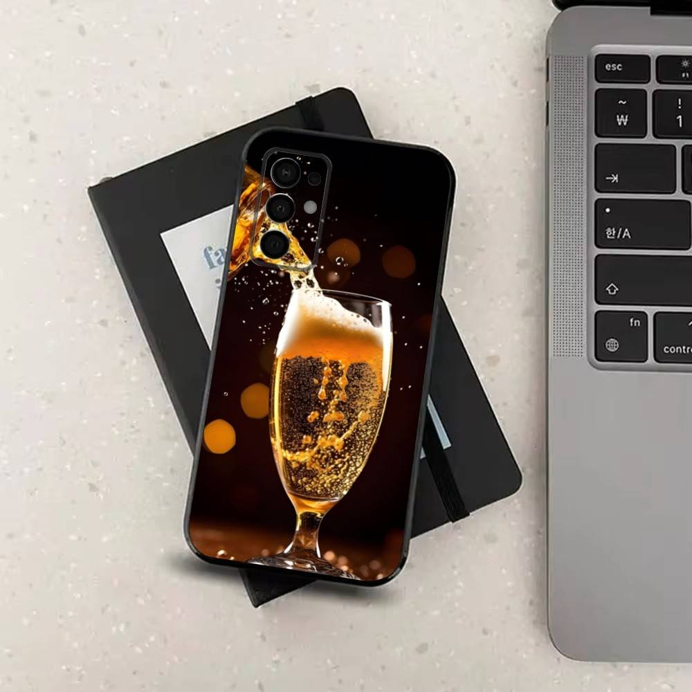 Alcohol Art Beer Чехол для телефона Samsung Galaxy A53,31,52,72,41,22,73,32,71,Note,J7,8,9,5G Мягкий черный силиконовый чехол