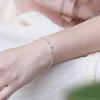 Серебряный Ромб Маленький Квадратный Браслет - Женский Простой Модный, Невыцветающий, Идеальный Подарок для Девушки