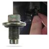 M14 x 1.5mm Car Engine Oil Pan Drain Nut Sump Plug Screw Bolt 1E0010404 for Ford Volvo Peugeot Mazda Land Rover Fiat Citroen Oil Drain Plugs 3