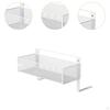 Bedside Hanging Storage Basket Organizer Carbon Steel Mesh Origanizer Shelf for Bed
