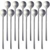 Tsubame-Sanjo Shaved Ice Spoons, 17.3cm, Set of 12, 18-8 Stainless Steel, Made In Japan