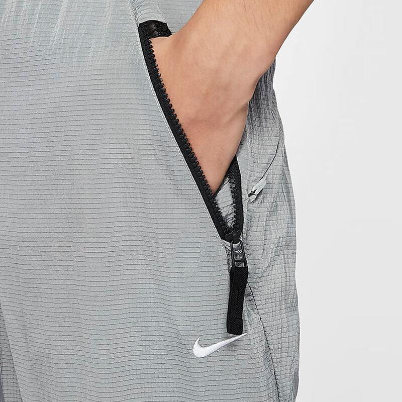 Nike Мягкие удобные однотонные модные трикотажные спортивные брюки мужские низы серые FZ0468-077