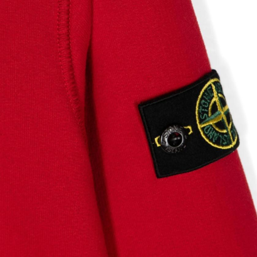 STONE ISLAND Толстовка с нашивкой-логотипом Детские толстовки Красный 811661620-V0010