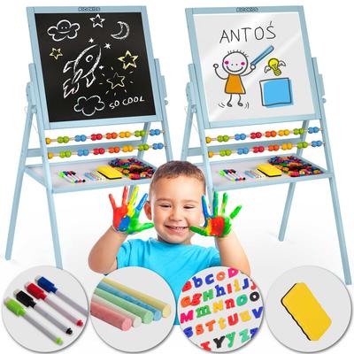 Ricokids Магнитная меловая доска Вращающаяся доска - Синяя