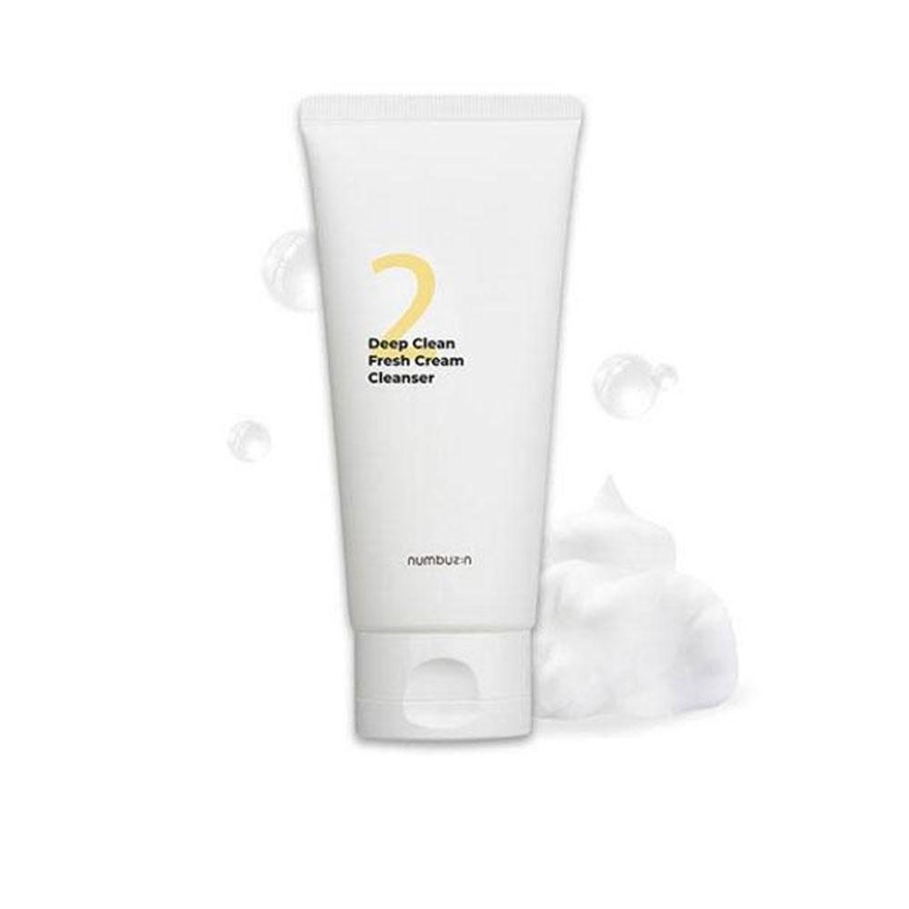Numbersin No.2 Deep Clean Cream Cleansing Foam 120ml