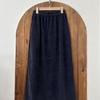Осень Зима Плотный Вельвет Однотонный Свободный Стройнящий Художественный Повседневный Юбка Клеш Женская
