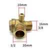 Air Compressor Check Valve Copper Exhaust Tube Replacement External Thread