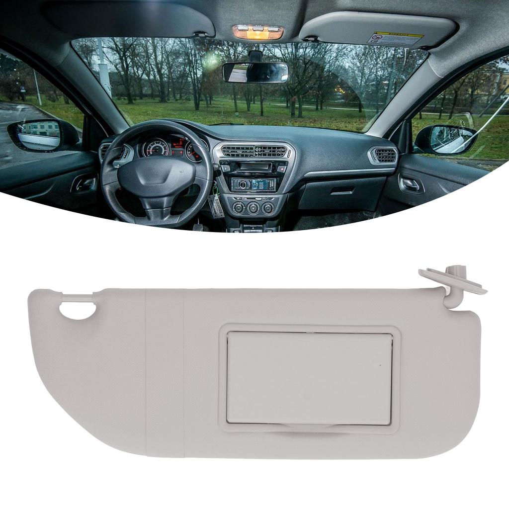 1Pc Right Car Sun Visor Assembly 98038432DS Interior Accessories Replacement for Peugeot 301 for Citroen C3 Car Accessories