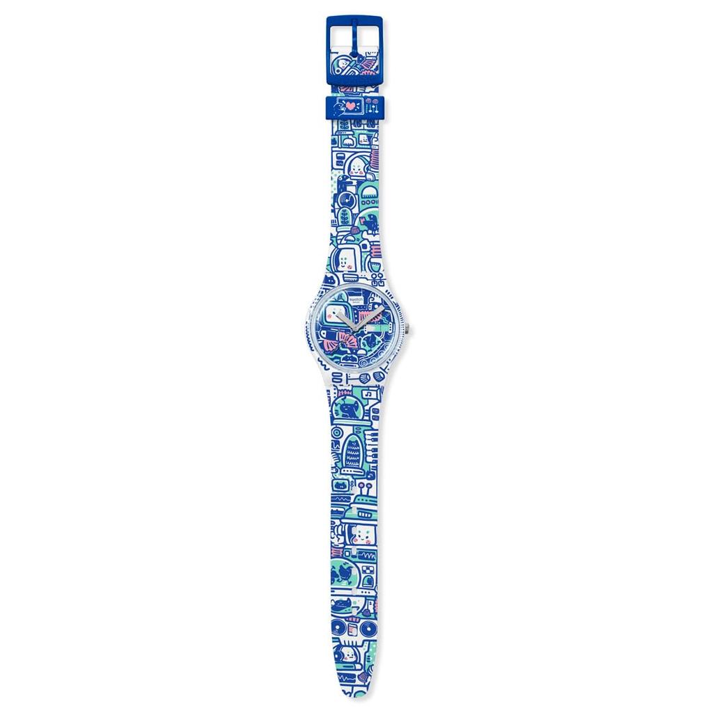 Swatch B-BOT SO28Z702 White Wristwatch