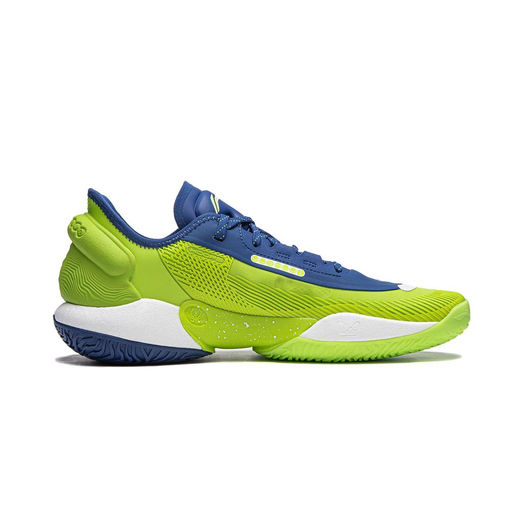 Li Ning Yushuai 18 V2 Амортизация Скользкие Устойчивые к истиранию Легкие Упругие Низкие Баскетбольные кроссовки Мужские ABAU025-7