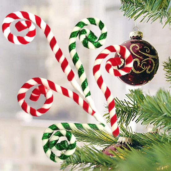 4 шт. конфетные палочки многофункциональные фигурные рождественские конфеты палочки украшения для рождественской елки