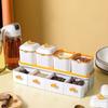 With Spoon Condiment Container 8 Grids Spice Box Kitchen Tool Seasoning Jar Set Home