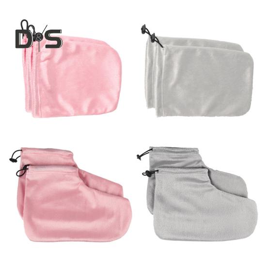 1 комплект парафиновых перчаток, ботиночек, регулируемых по высоте, переносных, для ванны с воском, варежки, зимние, термальные, для спа, варежки для ног из парафина