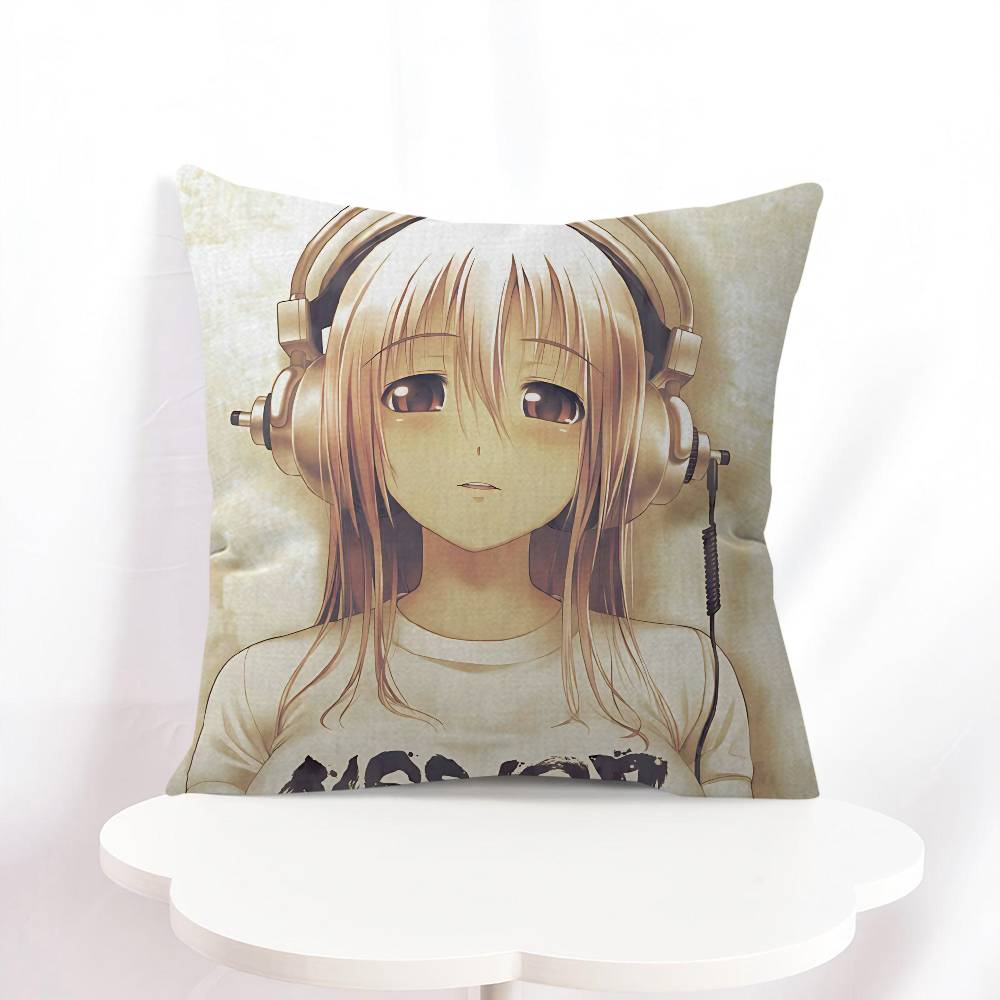 S-Super S-Sonico Подушка Подарок Домашний Офис Декоративная Подушка Спальня Диван Автомобильная Наволочка