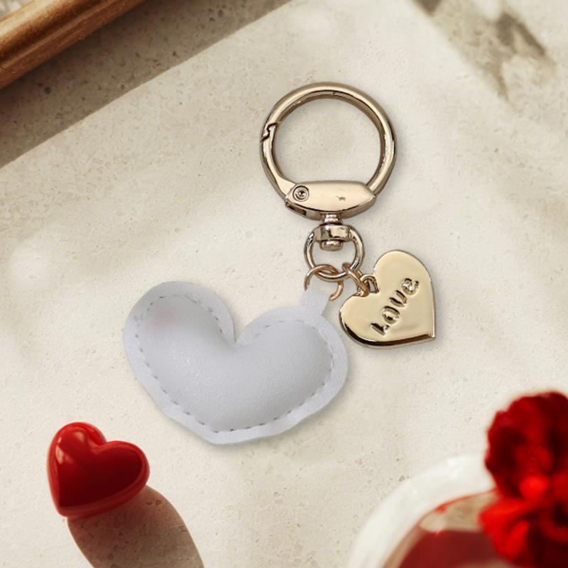 1 шт. Подвески для мобильного телефона, Подвеска для AirPods, Подвеска, Милые брелоки, День святого Валентина, Форма сердца любви, Идеальный подарок, Разноцветный
