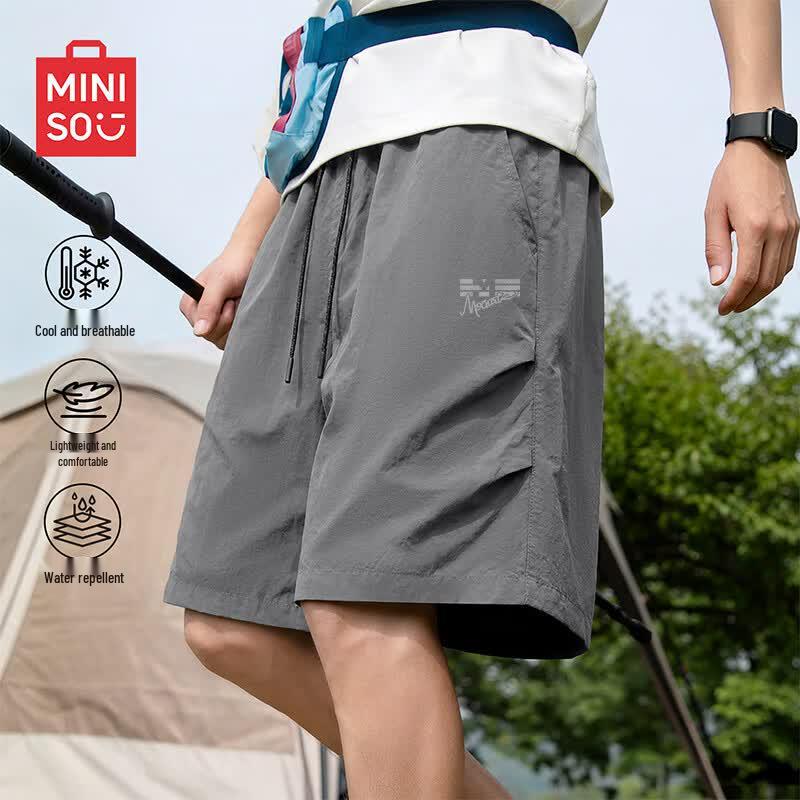 MINISO Мужские функциональные шорты-карго с эффектом прохлады для активного отдыха
