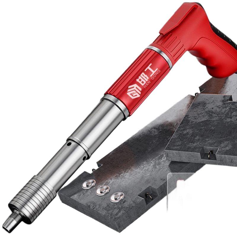 Мини пороховой гвоздезабиватель с никелированным покрытием - Устойчивый к ржавчине, Полностью стальной, Бесшумный крепеж для потолочной отделки