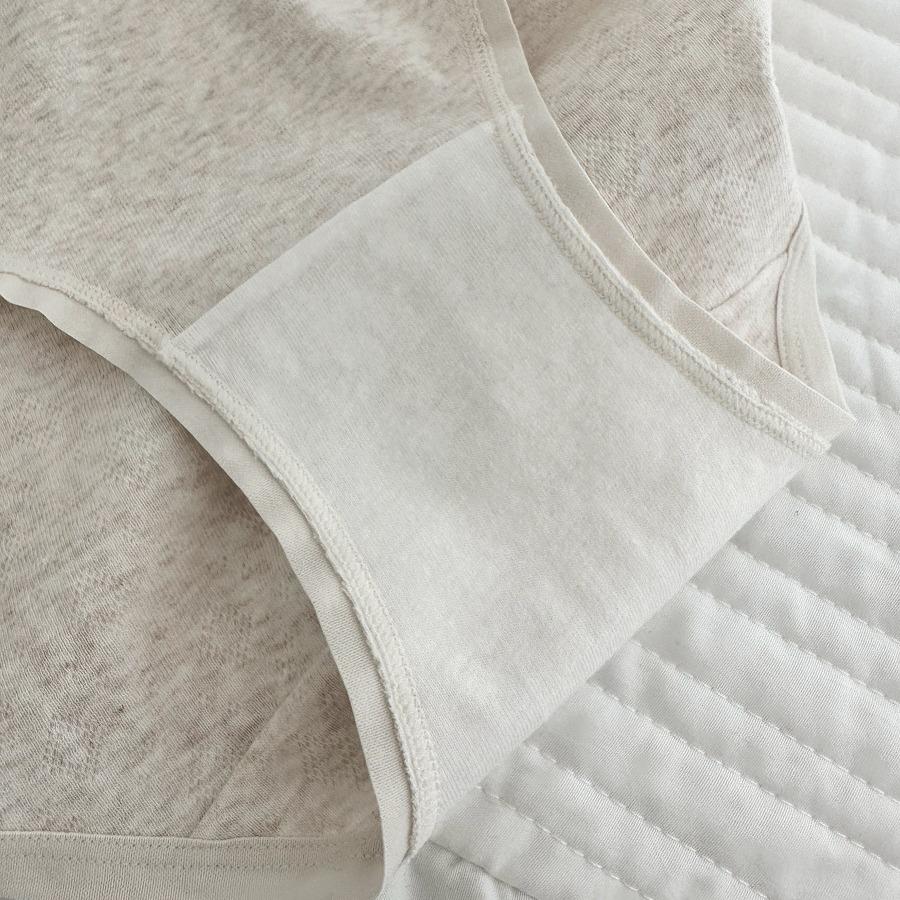 N2001 Модернизированное 7A Высокое Поясное Чистое Хлопковое Антибактериальное Женское Нижнее Белье