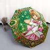 1 шт. Автоматический складной зонт с рисунком Cardcaptor Sakura, 8 спиц, портативный, складной, для путешествий, Рождественский, День рождения, Подарок