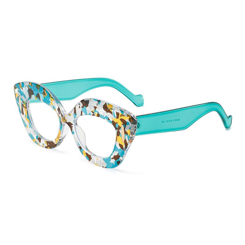 Новый дизайн женских очков против синего света, модные очки кошачий глаз с синим лучом для снижения напряжения глаз, декоративные очки
