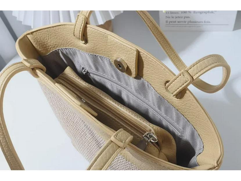 Модная французская ретро-сумка из плетеной соломы для женщин — идеальный вариант для отпуска на море и пляжного отдыха