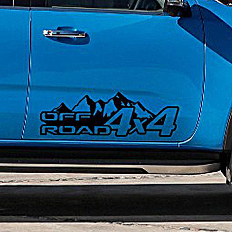 4x4 Off Road Mountain Truck Car Decal Sticker For Pickup Tailgate Door Bumper Waterproof Truck Stickers