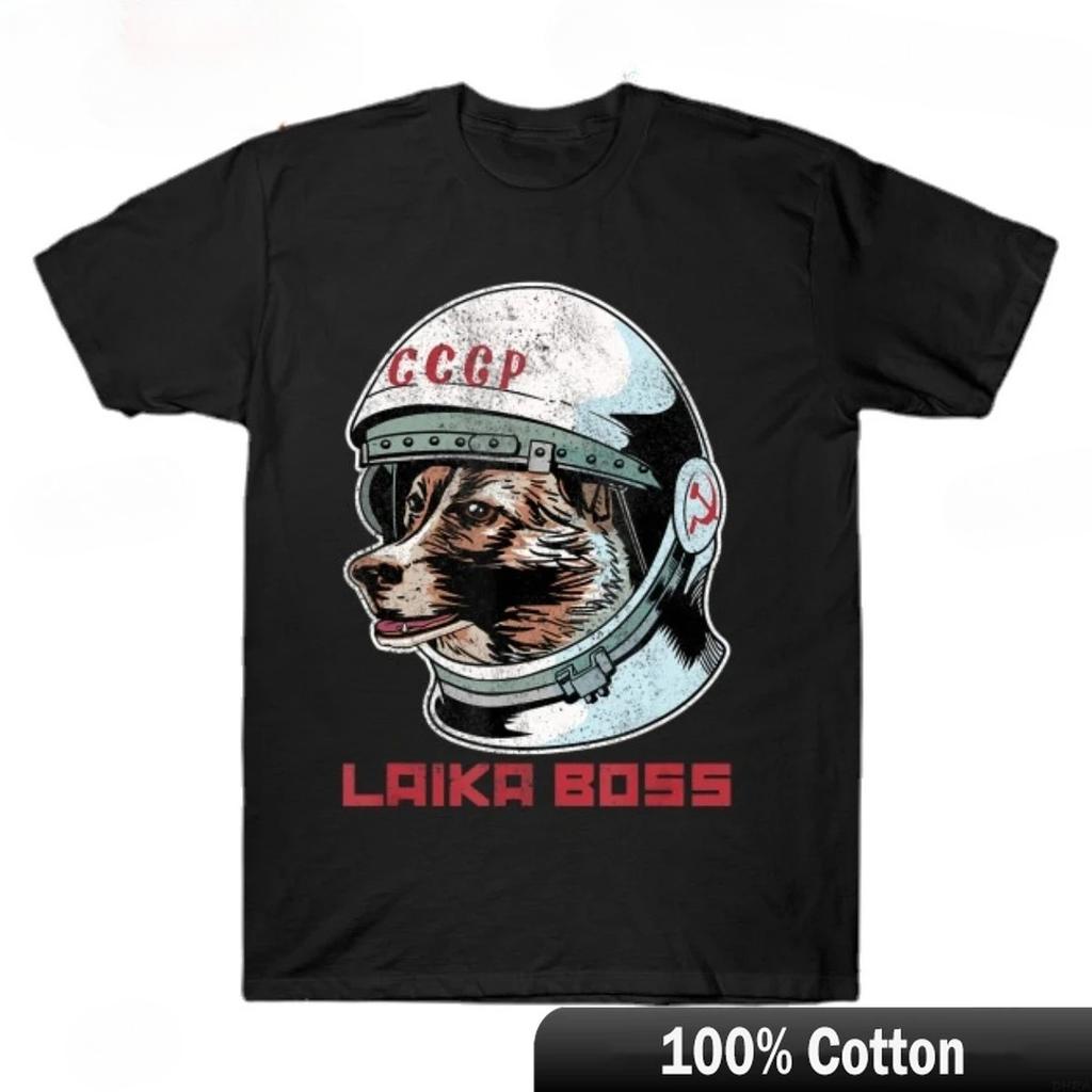 Лайка Смешная Мультяшная Собака Футболка Хип-Хоп Харадзюку Стиль Принтованная Мужская Винтажная Милая Мягкая Повседневная Удобная Хлопковая Футболка с Коротким Рукавом