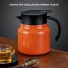 1000ml Coffee Pot Stainless Steel Tea Pot Portable Stewing Teapot  for Home Use