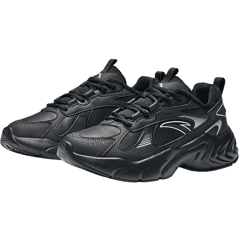 Men's Sneakers Anta Running Collection Vintage Fleece Lined Slip Resistant Abrasion Resistant Low top Running