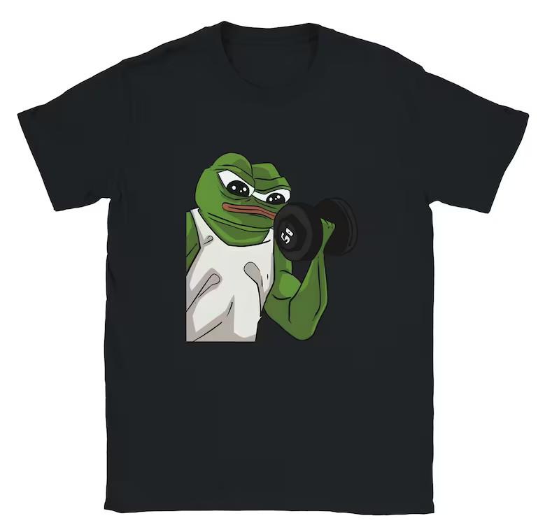 Новая футболка унисекс для зала Pepe T-Shirt Gildan5000