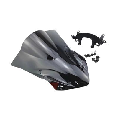 Мотоциклетное лобовое стекло с двойным пузырьком, экран лобового стекла Kawasaki Z900 Z 900 2017 2018-19, модификация переднего лобового стекла