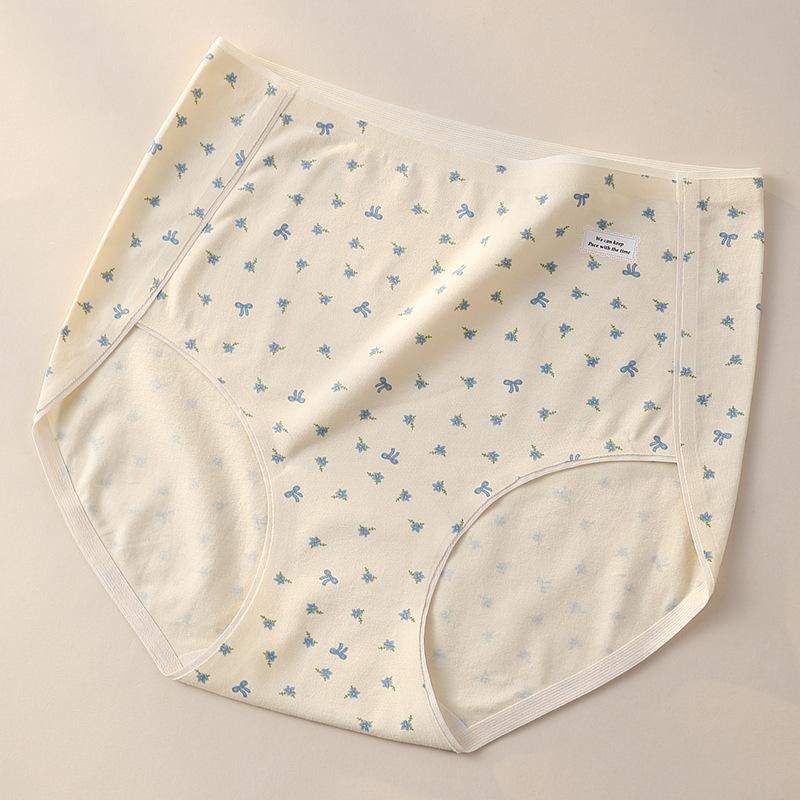 Женское хлопковое белье большого размера для лета и весны 10A, антибактериальное, с удлиненной ластовицей, подтягивающее ягодицы, бесшовное, с плоской ластовицей