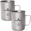 Кружка из титана PYKES PEAK Сделано в Японии Сделано в Японии Кружка из титана, которую можно использовать на открытом огне Кемпинг на открытом воздухе Кружка из титана Kiwami 600