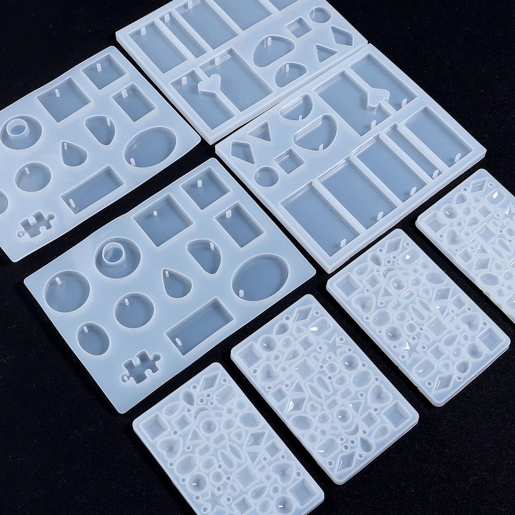 1 Pack Perforated Silicone Mold Break Apart Wax Melt Mould Easy Release Durable for DIY Crystal Dropper Handmade Jewelry