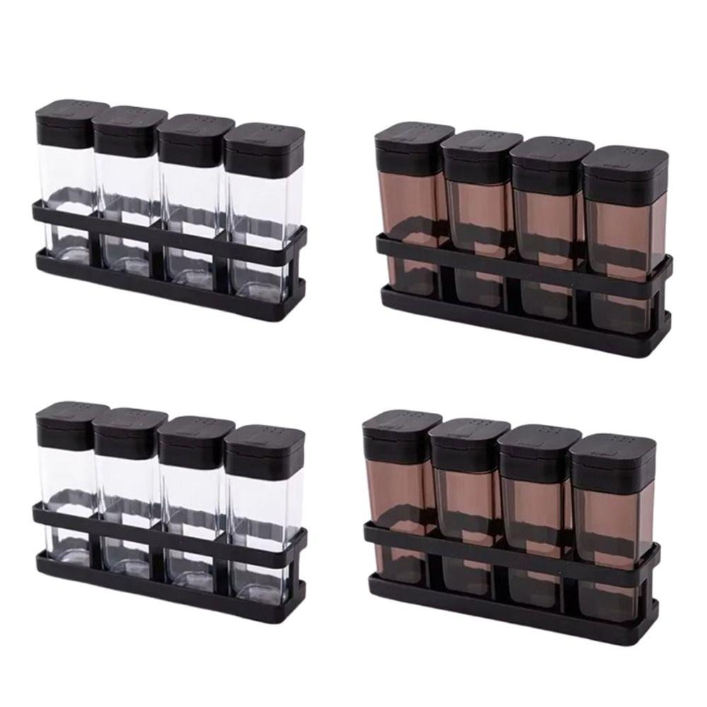 Набор из 8 влагозащищенных банок для специй, герметичные банки для приправ, набор для организации дома