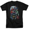 Justice League Of America The Four Mens T Shirt Black Officially Licensed